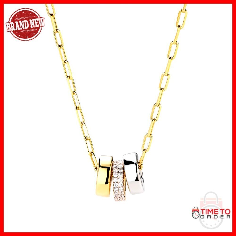 14K Gold Plated Pendant Necklace, Dainty Layering, Hypoallergenic Charm